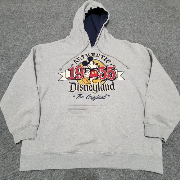 Disney Other - Disneyland Hoodie Men's L Mickey Mouse Authentic 1955 Smartphone‎ Pocket